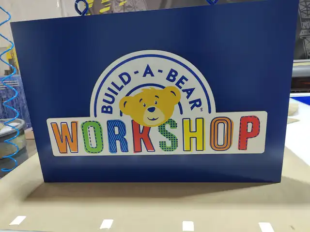 Build-A-Bear Workshop dimensional sign panel
