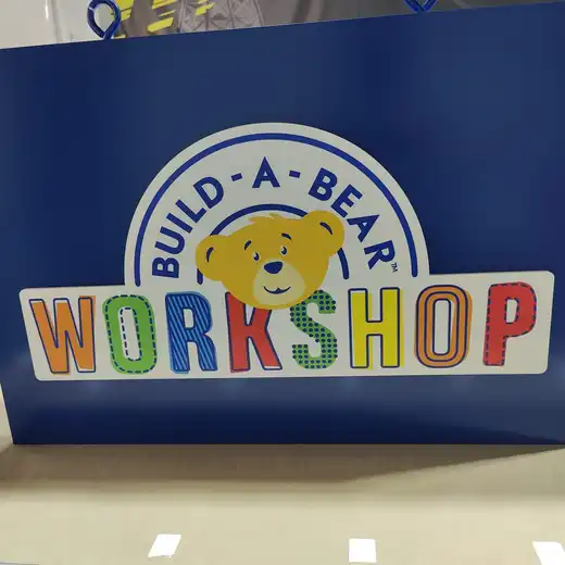 Build-A-Bear Workshop dimensional sign panel